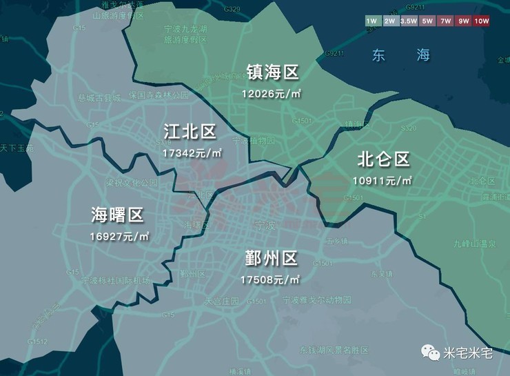 宁波房价地图