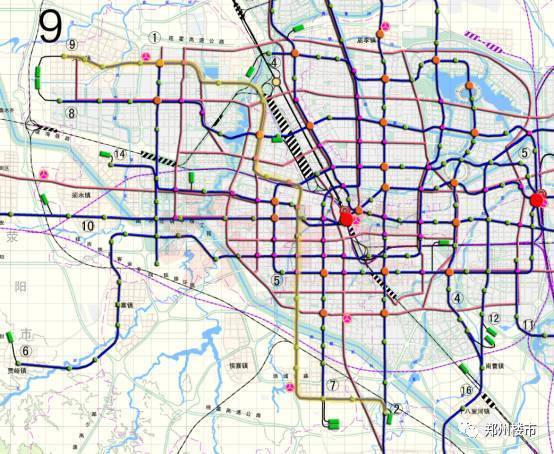 地铁8号线修改后怎么走还有什么线路变动附最新郑州地铁规划图