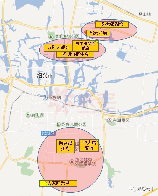 3 镜湖,越城,袍江的项目排排