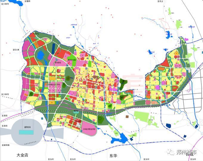 登封城市规划为"一城""三区""四组团". 一城:登封城.