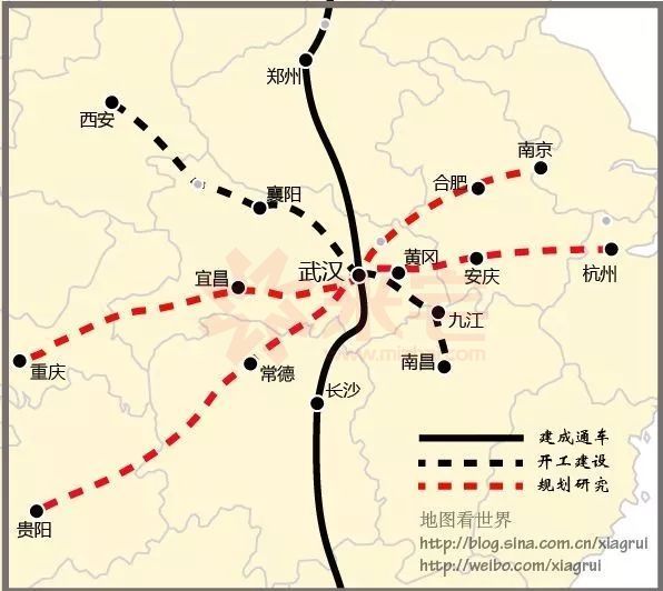 窃以为,如果郑州再补一条高铁,直接接到南京进而到上海,而不是绕道