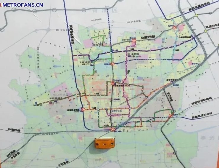 松江2035年轨道交通规划图