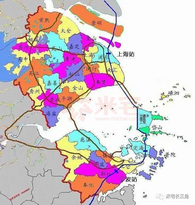 有好事者在此基础上"挑肥拣瘦",yy出一张扩容版的"上海直辖市地图"来