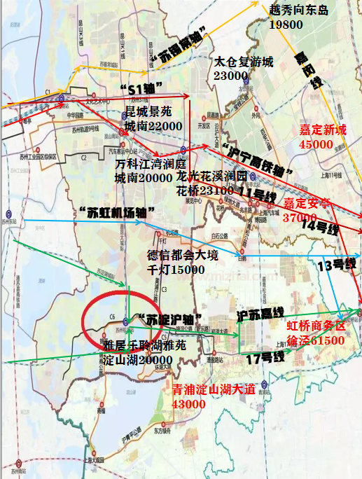 重磅十四五昆山将有5条接沪轨交花桥不再一枝独秀