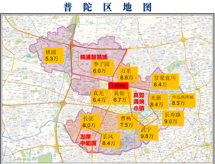 首发!上海及环沪30区县276板块 江浙沪25市房价地图(2021年6月)