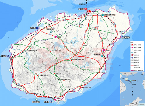 海南交通规划图