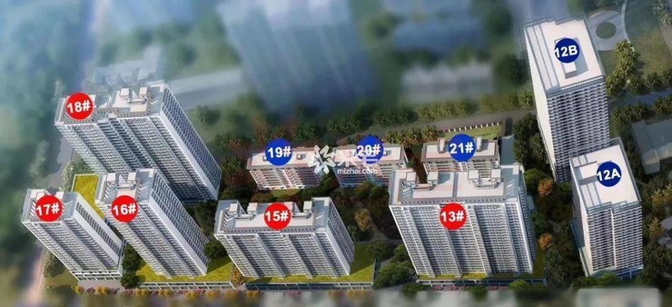 融創(chuàng)中永中原大觀樓棟圖 融創(chuàng)中永中原大觀樓棟圖