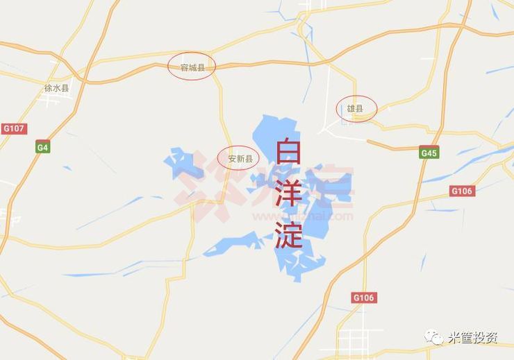 河北白洋淀地图图片