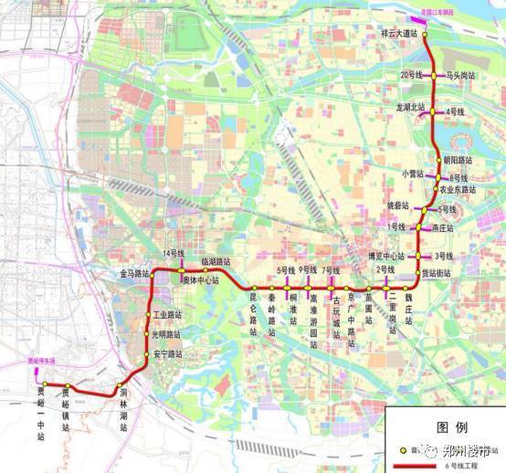 郑州地铁线8号路图图片