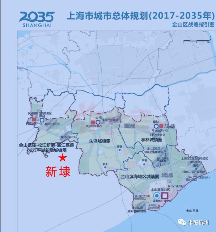 ▼2035上海金山區戰略指引圖