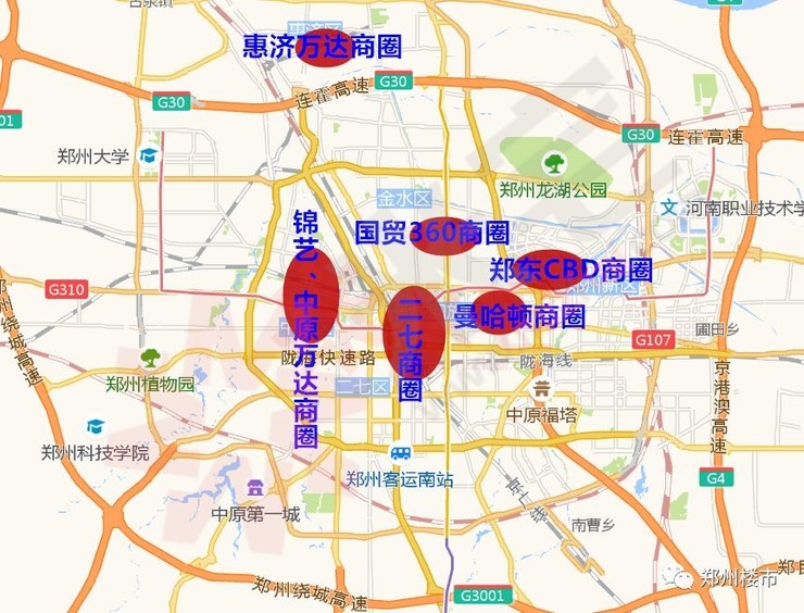 郑州商城平面图图片