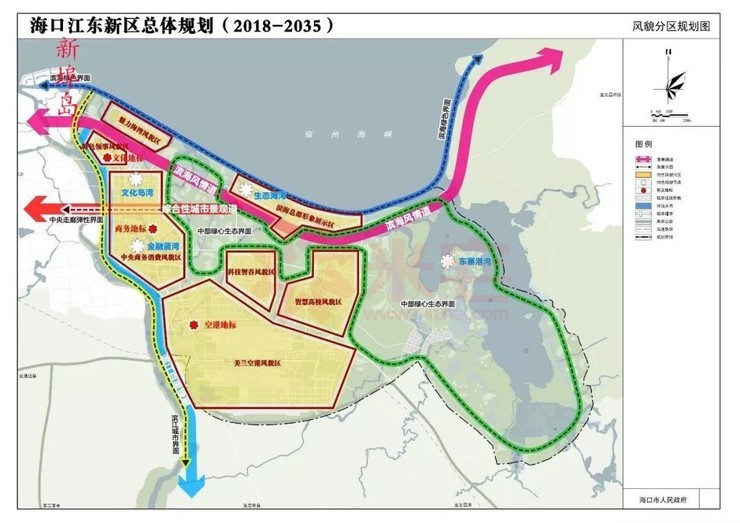 海口市新埠岛地图图片