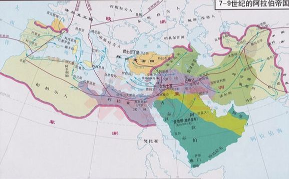 图/阿拉伯帝国版图