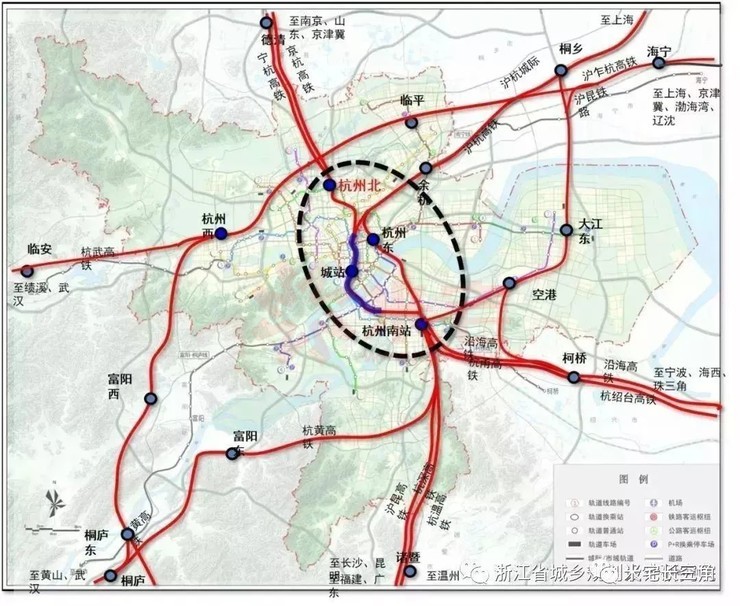 杭州铁路枢纽总图图片