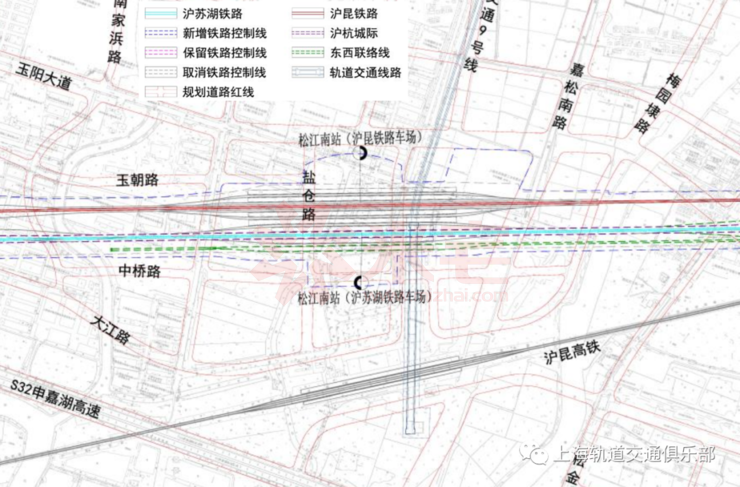 石湖荡松江区间上行线图片