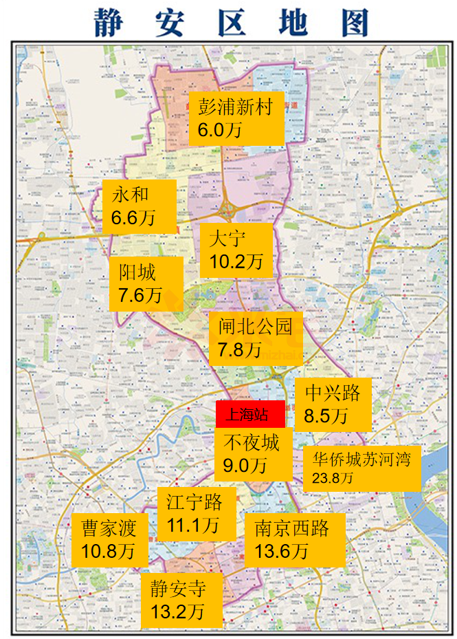 首發!上海及環滬30區縣276板塊 江浙滬25市房價地圖(2021年6月)