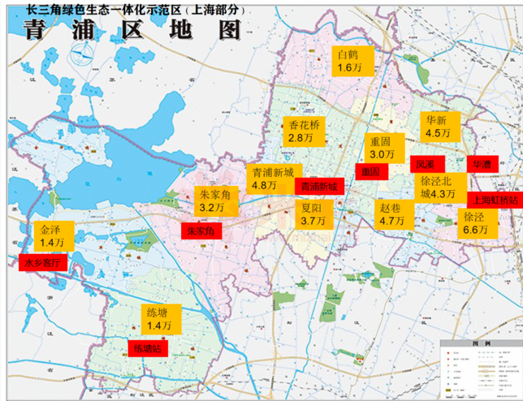 上海青浦区乡镇地图图片