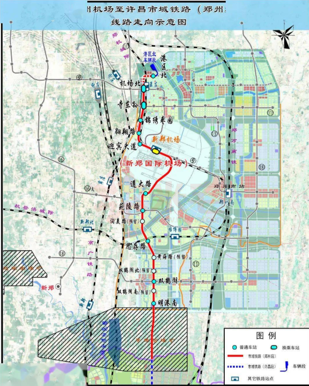 郑州k1轨道快线线路图图片
